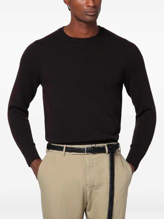 Drumohr Maglione girocollo in lana - Nero