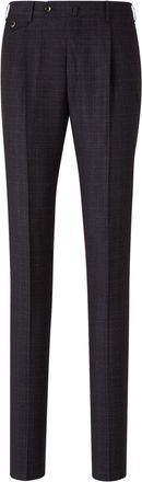 Pantaloni Torino Prince of Wales-pattern trousers - Blue