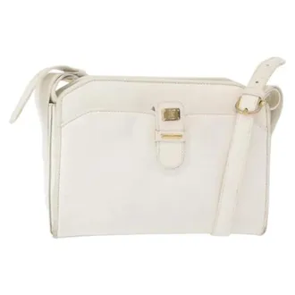 Celine Pre-owned Cross Body Bags, female, White, Size: ONE SIZE Pre-owned Vintage Cross Body Bag