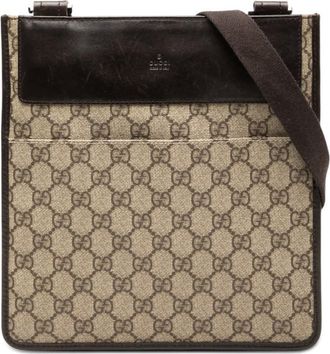 Gucci Pre-owned Gucci GG Supreme Crossbody Unisex OI0KRGPNWERKYEYO