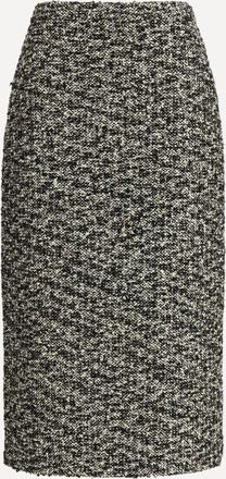 Gucci Gonna midi in boucl&eacute; laminato Woman 38