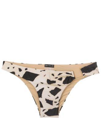 Lenny Niemeyer Asymmetrische bikinislip - Beige