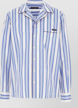 Dolce & Gabbana cotton blend shirt long sleeves stripes