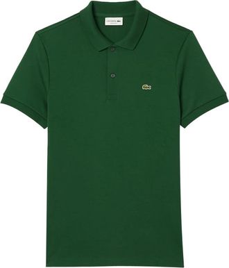 Lacoste Regular Fit Pima Katoenen Poloshirt - Heren - Polos - Groen - XL - Katoen - Tops