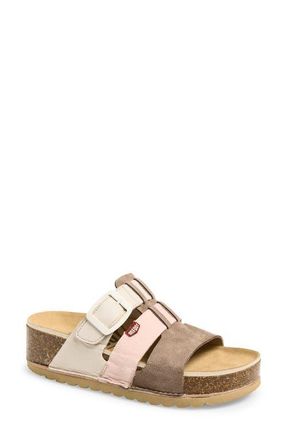 On Foot Naoshima Three-Strap Slide Sandal in Rose/Bone at Nordstrom, Size 8.5 Us