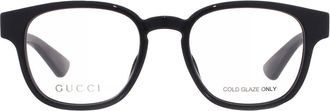 Gucci Demo Square Mens Eyeglasses GG1343O 001 49