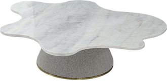 Pasargad Home Simona Low Marble Top Coffee Table