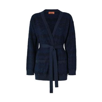 Missoni Dames, Truien, Blauw, Maat: XL