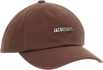 Jacquemus Gadjo Baseball Cap - Heren - Petten - Bruin - 60 CM - Katoen - Accessoires