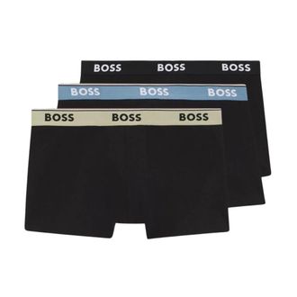 HUGO BOSS Trunk 3P Power - - Underwear - Uomo - Nero - M
