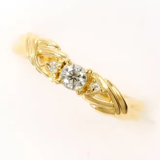 C&A Yellow Gold Yellow Gold (18K) Band Ring (Pre-Owned)