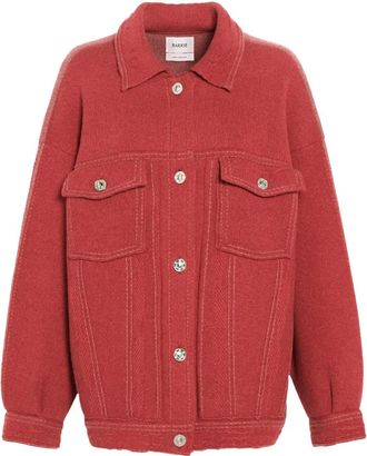 Barrie Giacca denim in cashmere e cotone - Rosso