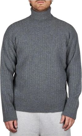 Alpha Studio Dolcevita Ciclista Costa Mix - - Knitwear - Uomo - Grigio - M
