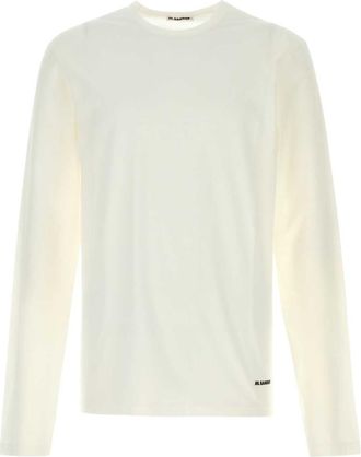 Jil Sander White Crewneck T-Shirt