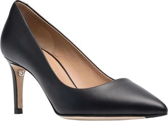 Ferragamo Ilary 70Mm Leather Pump Black