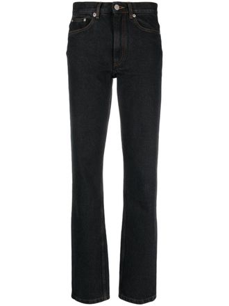 A.P.C. Jeans Molly a vita alta - Nero