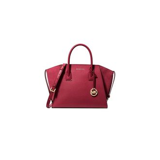 Michael Kors Tote Bags, female, Red, Size: ONE SIZE Avril Large Top-Zip Satchel