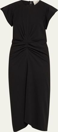 Isabel Marant Terena Gathered Waist Midi Dress