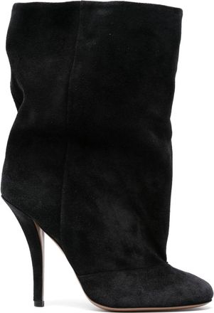 PARIS TEXAS 110mm Esther ankle boots - women - Suede - 36 - Black