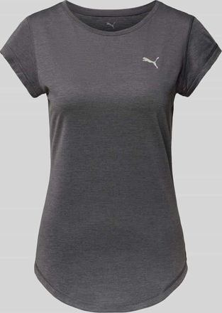 Puma T-Shirt mit Logo-Print Modell Cloudspun Heather in Anthrazit, Gr&ouml;&szlig;e XS