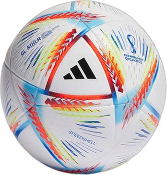 adidas Al Rihla League Mixed Football White Orange Blue H57791-5