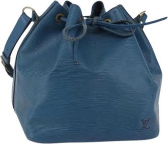 Louis Vuitton Pre-owned Bucket Bag - Dames - Vintage Tas - Blauw - ONE Size - Leer - Vintage