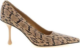Jimmy Choo London Schoenen, Dames, Bruin, 38 1/2 EU, Leer, Ixia 80 Pumps