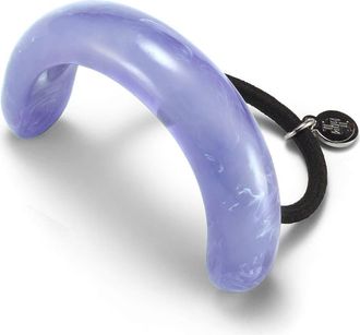 Lelet NY Marbled Arch Ponytail Cuff in Blue Agate at Nordstrom
