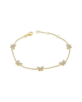 Sabrina Designs 14K 0.40 Ct. Tw. Diamond Butterfly Bracelet