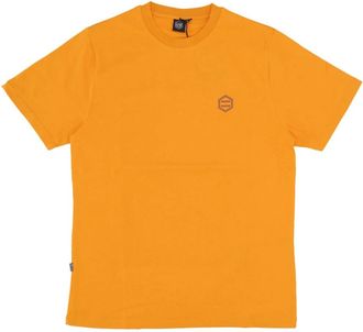 Dolly Noire Oranje Downhill Tee Korte Mouw T-shirt - Heren - T-shirts - Oranje - XL - Katoen - Tops
