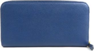 Prada Pre-owned Wallets, female, Blue, Size: ONE SIZE Pre-owned Vintage Wallet