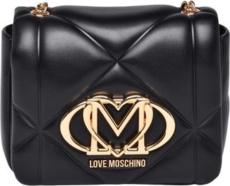 Love Moschino Tracolla Schoudertas - Dames - Schoudertassen - Zwart - ONE Size - Tassen