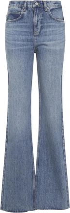 Frankie Shop Dalston Jeans - Dames - Flared Jeans - Blauw - XS - Katoen - Jeans