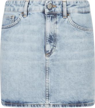 Dondup Denim Rok - Dames - Spijkerrokken - Blauw - W26 - Denim - Rokken