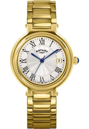 Rotary Womens RLB10010-70 Ladies Heritage Watch - Gold - One Size