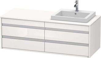 Duravit Ketho Neceser De Pared 6757, 4 Cajones, 1400mm, Para 1 - Duravit