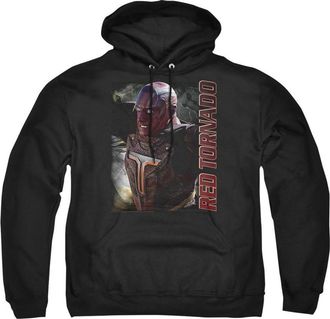 Gildan Supergirl Red Tornado Adult Pull Over Hoodie / Hooded Sweatshirt