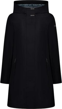 Roberto Ricci Design Montecristo Floating Long Jacket - Dames - Gewatteerde jassen - Zwart - M - Jassen