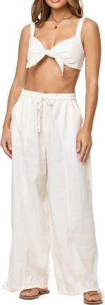 L*Space Ellis Cover-Up Top In Cream