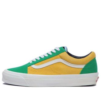 Vans OG Old Skool LX Off The Wall Green Yellow VN0A4P3X02I