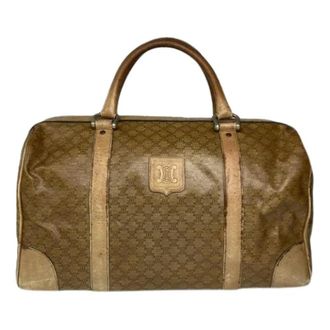 Celine Pre-owned Vintage Weekendtas - Dames - Vintage Weekendtas - Veelkleurig - ONE Size - Leer - Vintage