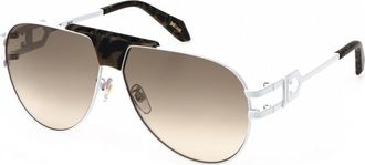 Just Cavalli Womens SJC095 62 0280 Sunglasses - Gold - One Size