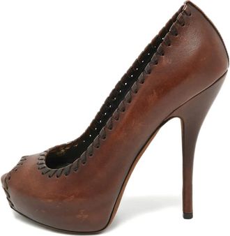 Gucci Pumps con plateau - Marrone