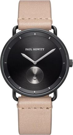 Paul Hewitt Ph-Bw-Bgm-Bs-56M Watch - Heren - Horloges - Beige - ONE Size - Leer - Accessoires