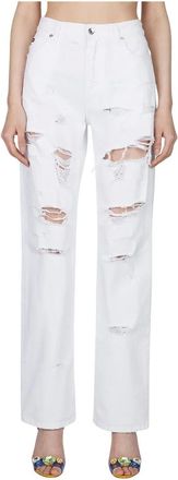 Dolce & Gabbana Donna, Jeans, Bianco, S, new