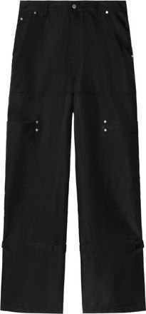 Off-white Stijlvolle Wijde Broek - Heren - Wijde Broeken - Zwart - L - Broeken