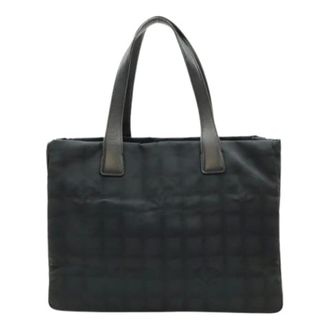 Chanel Pre-owned Tote Bags, female, Black, Size: ONE SIZE Pre-owned Vintage New Travel Line Tote Bag