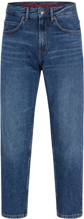 HUGO BOSS Hugo Mens 340 Regular-Fit Jeans in Blue Cotton - Size 36W/34L
