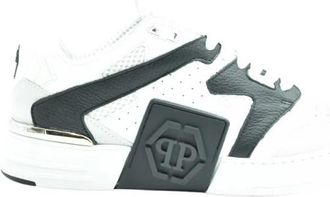 Philipp Plein Stijlvolle Sneakers voor een Trendy Look - Heren - Sneakers - Wit - 45 EU - Leer - Schoenen