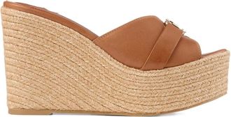 Jimmy Choo London 100 mm Leda muiltjes - Bruin